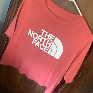 The North Face Pink Boxy Crop Short Sleeve Tee